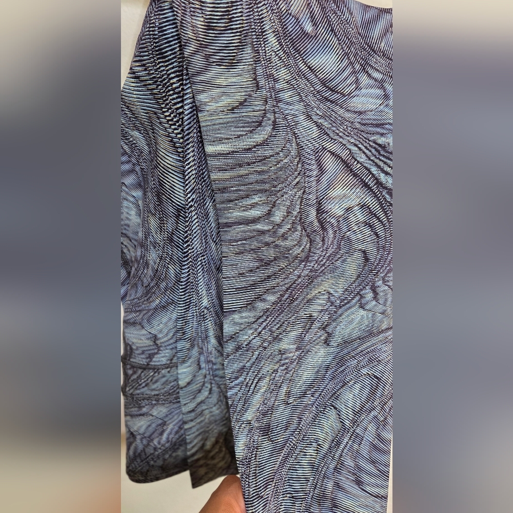 Lululemon Fast & Free High-Rise Leggings Dimensional Icing Blue Multi Pattern- 8 - Picture 16 of 16